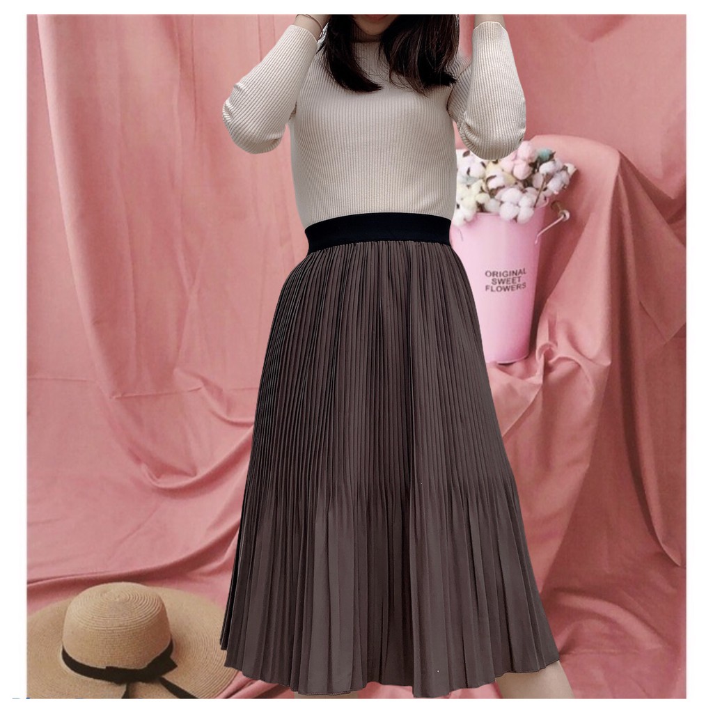 [Mã FAGREEN55 giảm tới 30K đơn 99K] Chân váy xếp ly dài hàng đẹp chân váy nữ dài CV308💕 | BigBuy360 - bigbuy360.vn