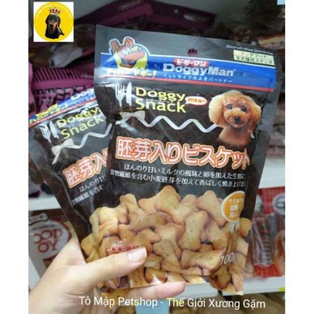 [HSD2023] BÁNH QUY GIÒN BỔ SUNG TRỨNG VÀ MẦM LÚA MẠCH CHO CHÓ DOGGYMAN
