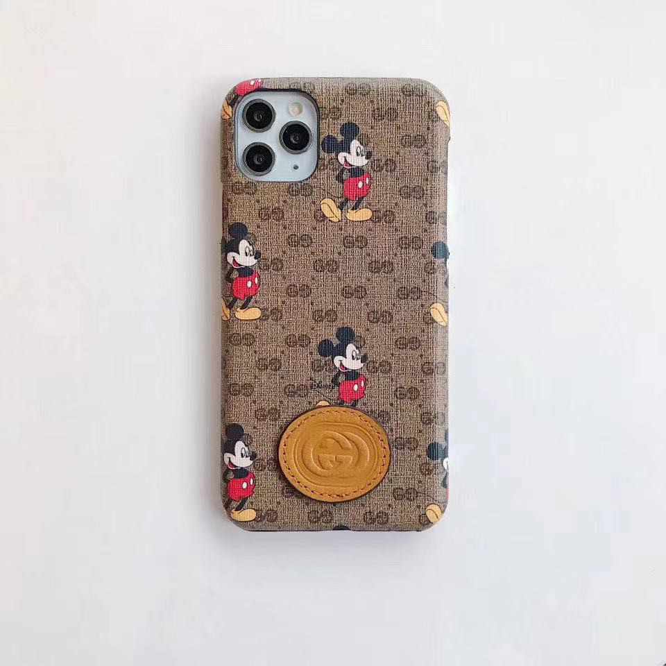 DISNEY Ốp Điện Thoại In Logo Gucci Mickey Sang Trọng Cho iphone 13 Pro Max 13Pro 13mini 11 Pro 7 plus 8 8plus X XS XR Max SE 12 12Pro 12 Pro Max 12