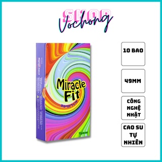 BAO CAO SU CÓ HƯƠNG THƠM TRÁI CÂY SAGAMI MIRACLE FIT (HỘP 10 CHIẾC)