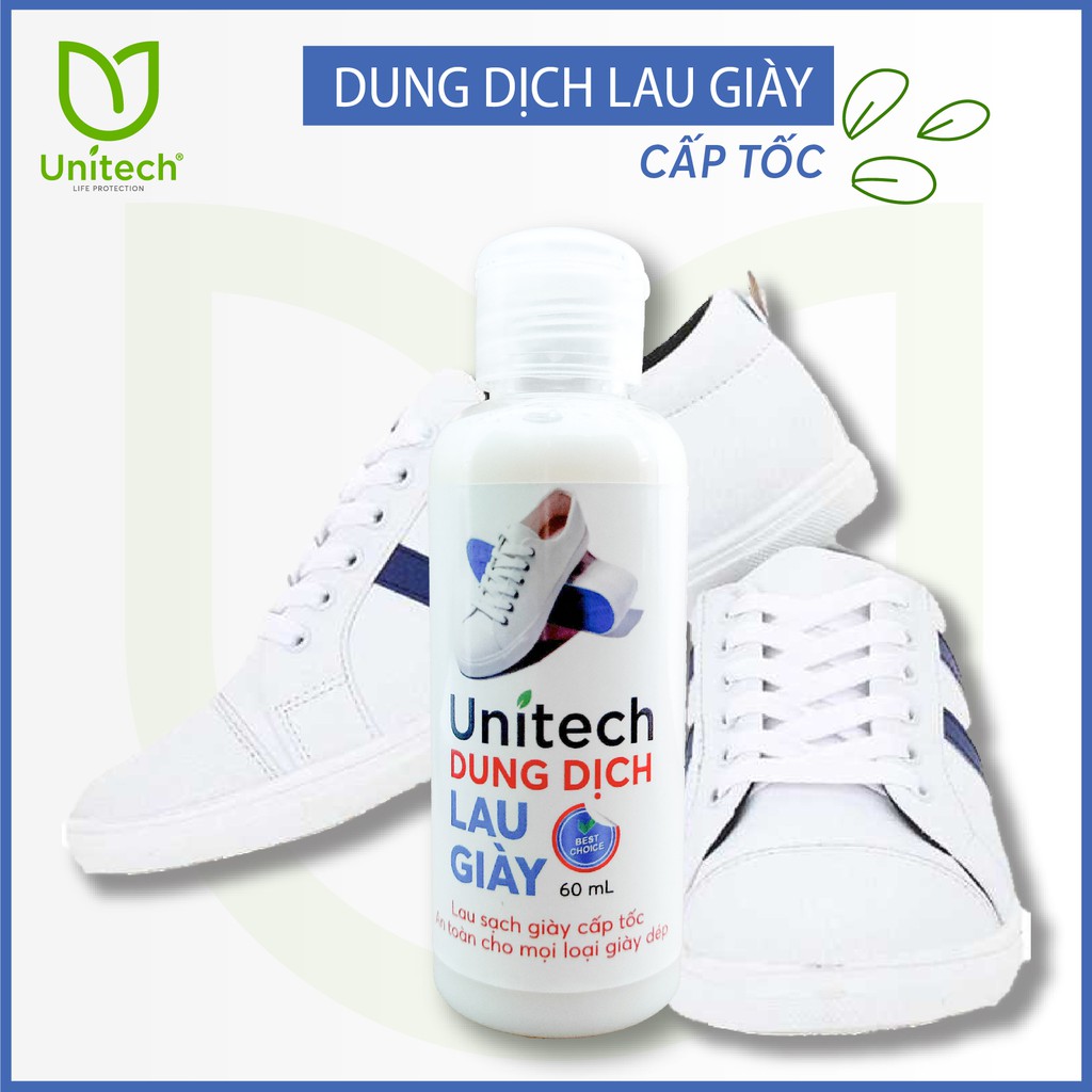 Dung dịch lau giày cấp tốc Unitech (60ml)