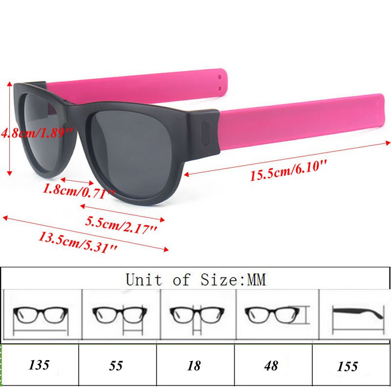 Kính mát gọng dẻo gấp gọn thời trang