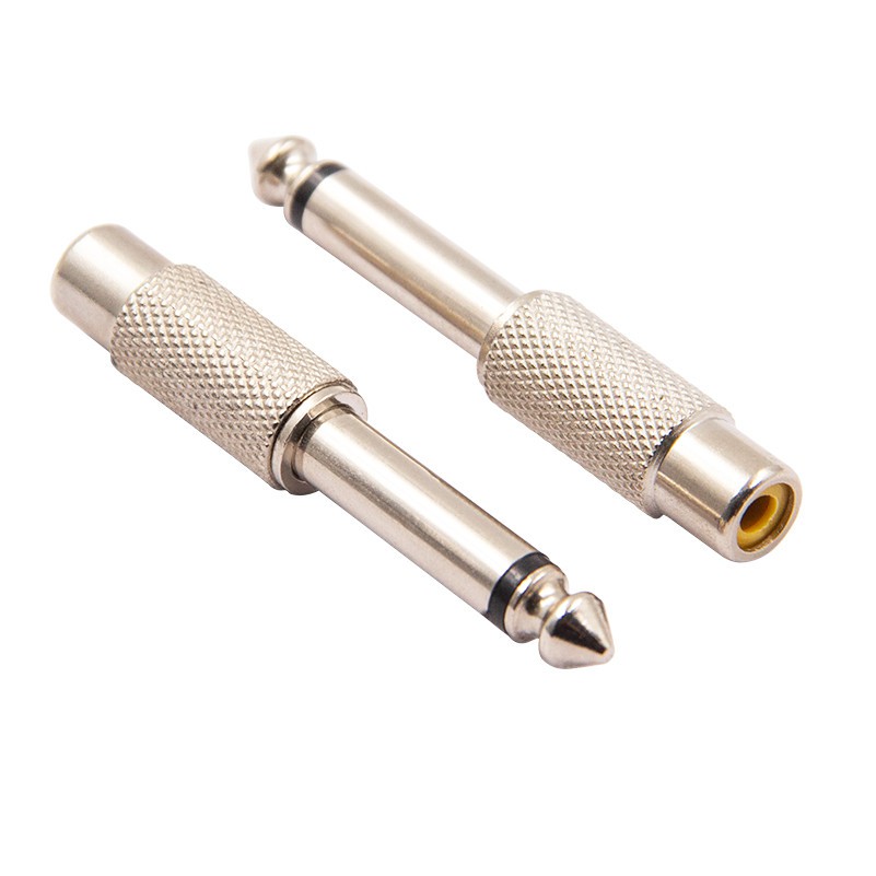 Giắc cắm chuyển đổi âm thanh RCA 6.35mm 1 / 4 Inch