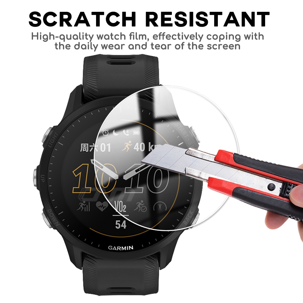 Kính Cường Lực Bảo Vệ Màn Hình Đồng Hồ Thông Minh Garmin Forerunner 955 255 255S