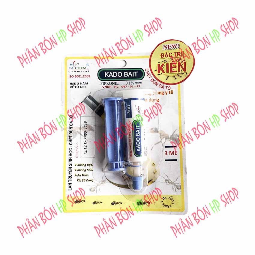 Kado Bait ống 3ml, Đặc trị kiến sinh học lan truyền diệt luôn cã tổ.