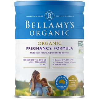 SỮA CÔNG THỨC HỮU CƠ CHO MẸ ĐANG MANG THAI VÀ CHO CON BÚ  BELLAMY’S ORGANIC PREGNANCY FORMULA