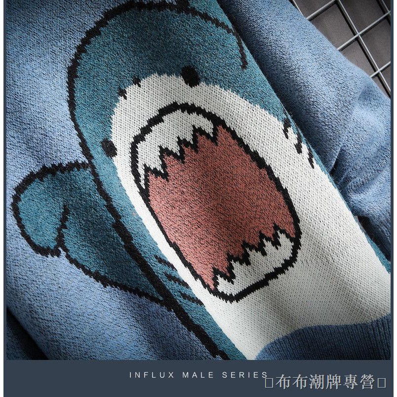 Áo Khoác Sweater Cổ Tròn In Hoạt Hình Dễ Thương Cho Nam | BigBuy360 - bigbuy360.vn