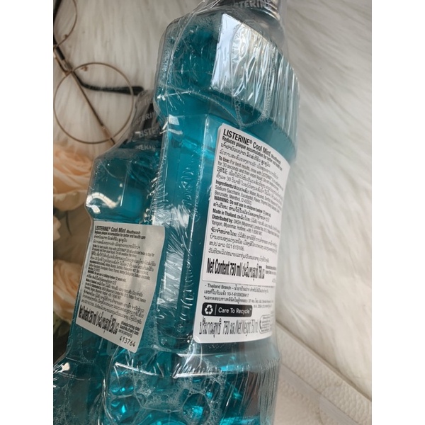 Combo súc miệng listerin 1 chai 750ml+ 1 chai 250ml hàng công ty chính hãng