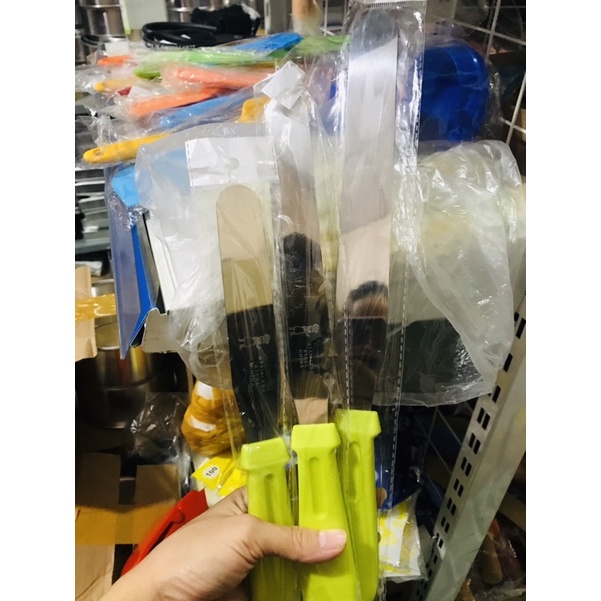 Dao chà láng bánh cán nhựa,hàng inox đẹp dày 1mm