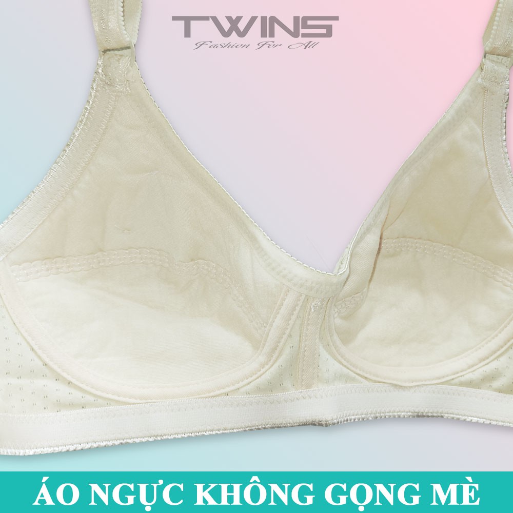 Áo ngực không gọng nữ chất cotton mút mỏng mềm mịn thông hơi bigsize ôm nguyên ngực size 34-36-38-40-42 (áo mè)