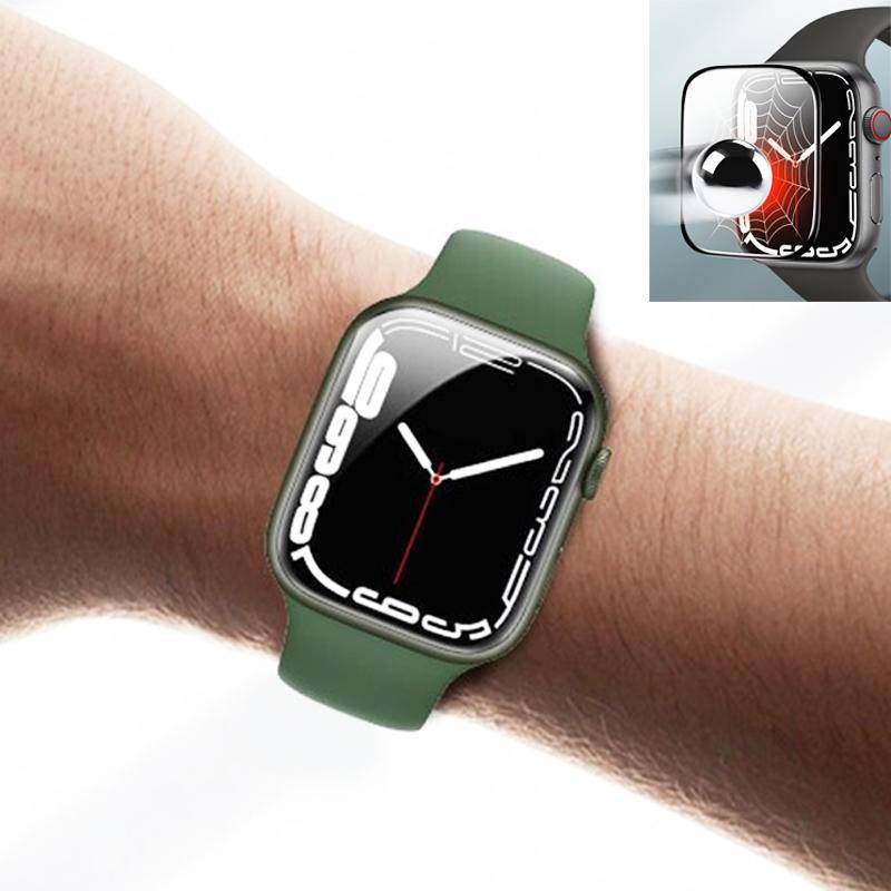 Kính cường lực bảo vệ màn hình đồng hồ Apple Watch band 41mm 45mm 42/38mm 3D 7 6 5 4 3 Se 40mm 44mm
