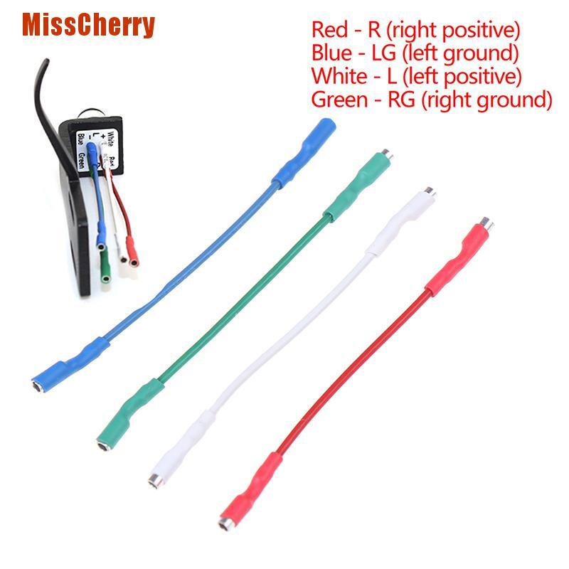 [MissCherry] 4Pcs 7N Headshell Wires Ofc Turntable Leads Phono Cartridge Cables Replacement
