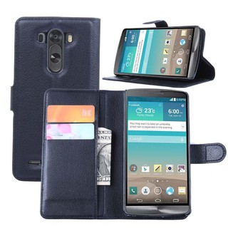 Bao da Litchi LG G3 / G4 / G5 / G6 / V10 / V20 / X Power (Đen, Nâu)