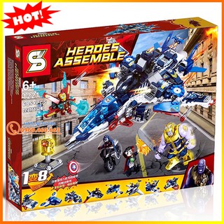 Xếp Hình Lego Ninjago Siêu Anh Hùng Avengers Tấn Công Thanos - Đồ chơi Xếp Hình Lắp Ráp Cho Bé Trai