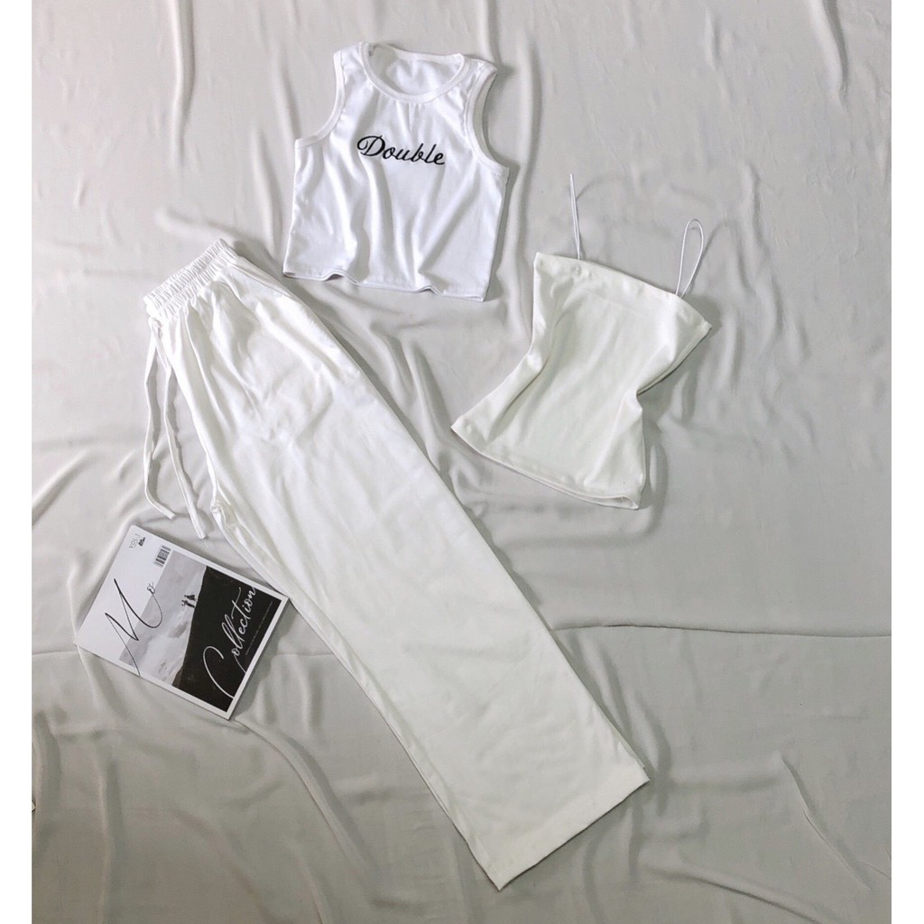 quần thun cotton ống rộng xinh xắn | BigBuy360 - bigbuy360.vn