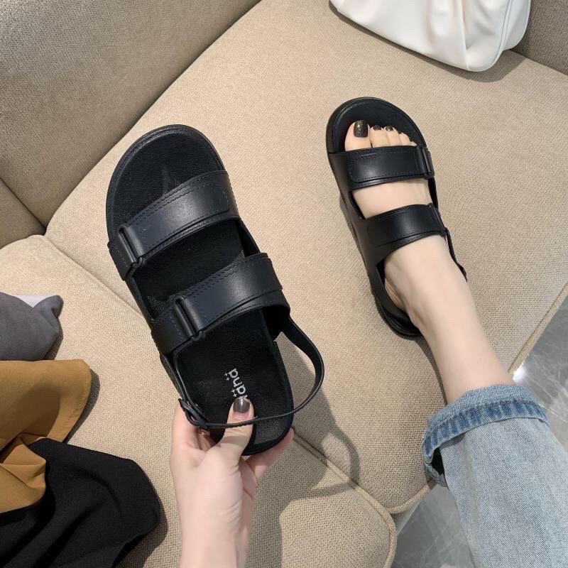 Giày sandal nữ đi học đế cao 3 phân đẹp thời trang ulzzang BRATINA SD001