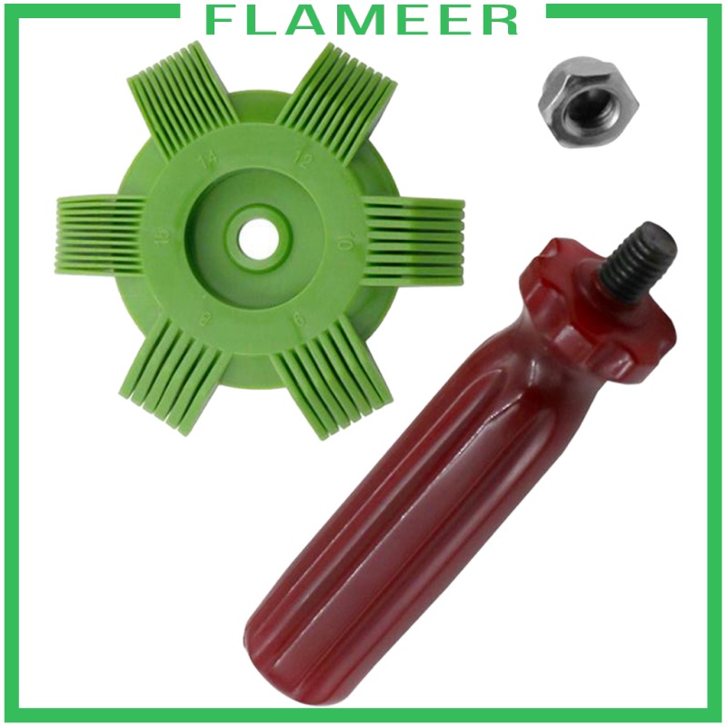 [FLAMEER] Durable Fin Straightener Cleaner Coil Comb for Air Conditioner Keep Air Flowing