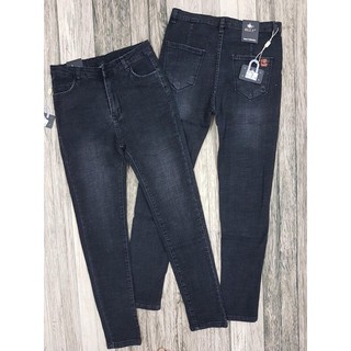 Quần jéan xám trơn size đại mã 04