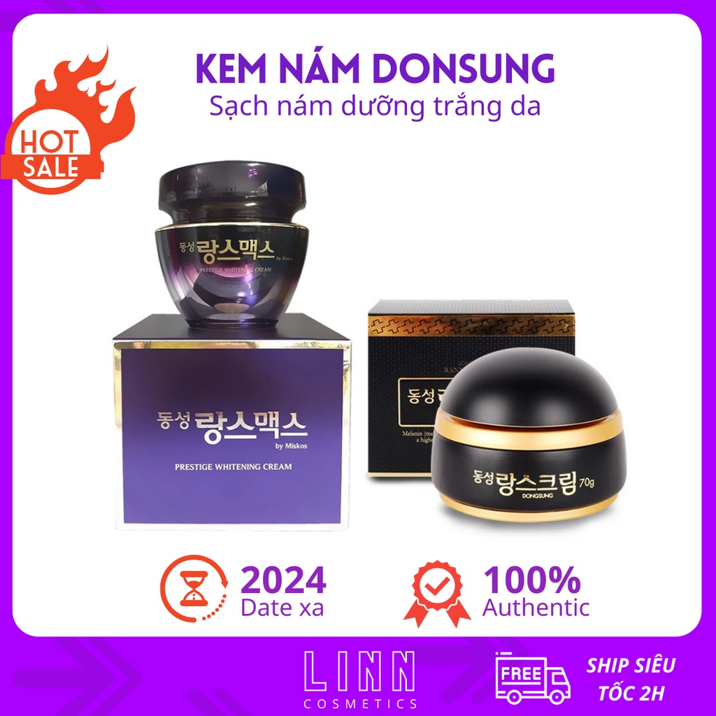 [Mẫu mới] Kem nám trắng da DONGSUNG Rannce Prestige Whitening Cream 50g