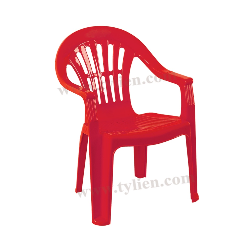 Ghế nhựa tựa lưng 6 sọc