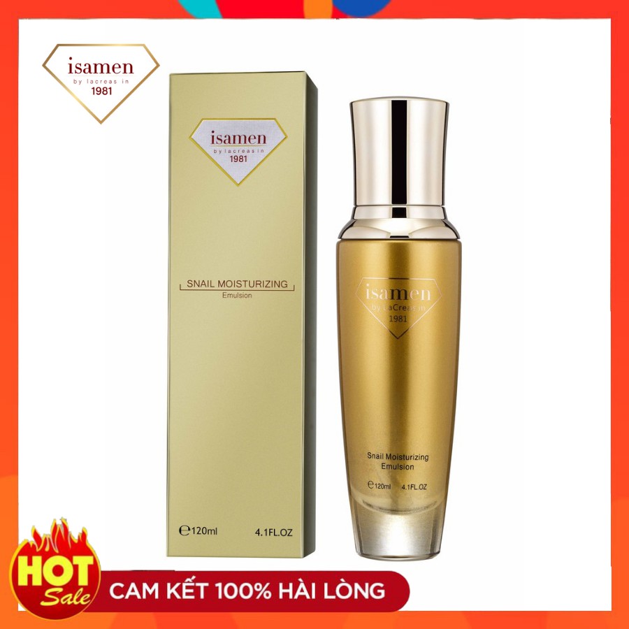 Sữa dưỡng ẩm iSAMEN làm trắng, căng bóng da, chống lão hoá dành cho da dầu