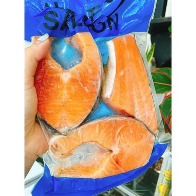 khoanh cá hồi - giá sỉ 500g / 1 kg (now)