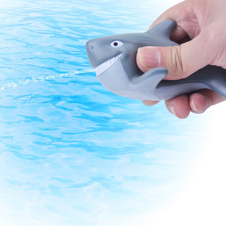 Đồ Chơi Cá Mập Hồng Phun Nước vinyl Trang Trí Bánh Sinh Nhật / Tắm Cho Bé
