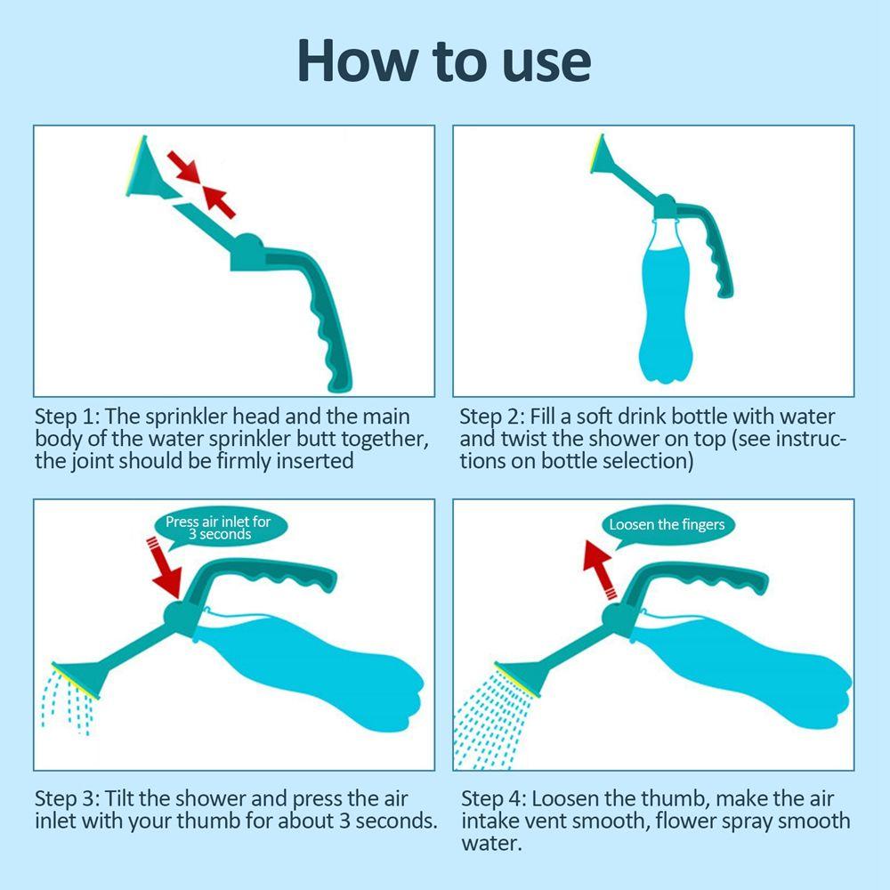 Đầu Vòi Gắn Bình Nước Tưới Cây Di Động Tiện Dụng