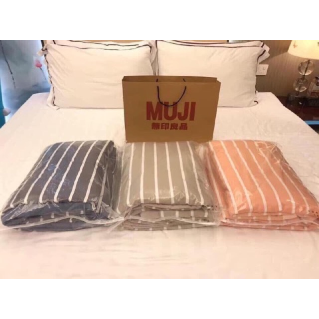 Chăn MUJI🍓FREESHIP🍓Kẻ Sọc Xuất Nhật Mẫu Mới Siêu Hót