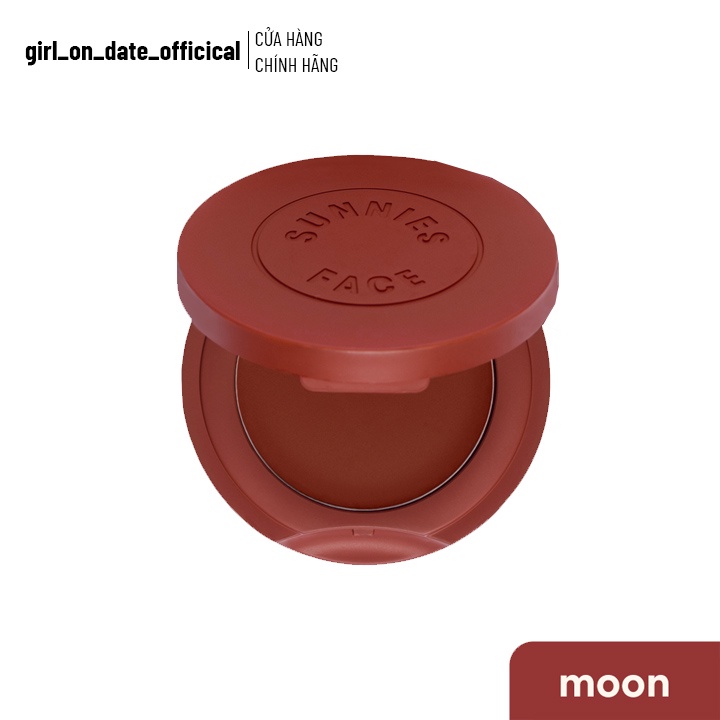 [MÃ GIRLM20K GIẢM 20K] Phấn má SunniesFace Airblush Moon [Cream Blush & Cheek Tint]