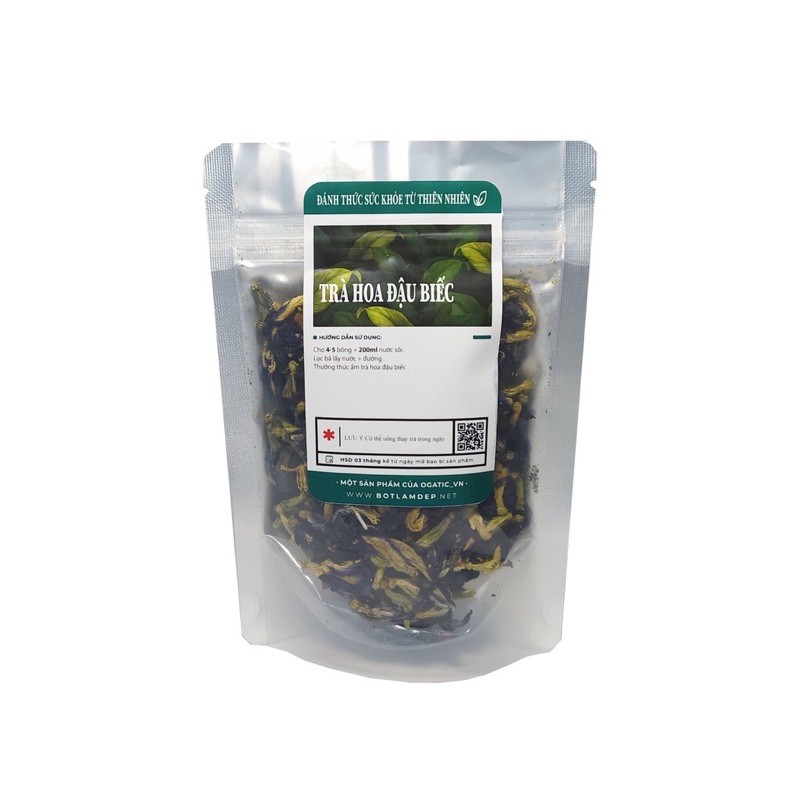 [Mã 267FMCGSALE giảm 8% đơn 500K] 100gam hoa đậu biếc sấy khô | BigBuy360 - bigbuy360.vn