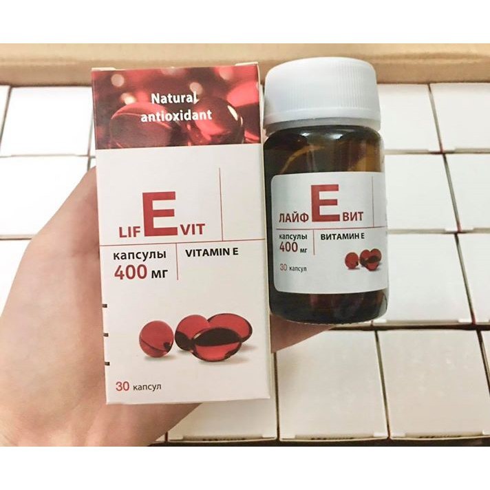 Vitamin E Đỏ Zentiva 400mg Hộp 30 Viên Của Nga