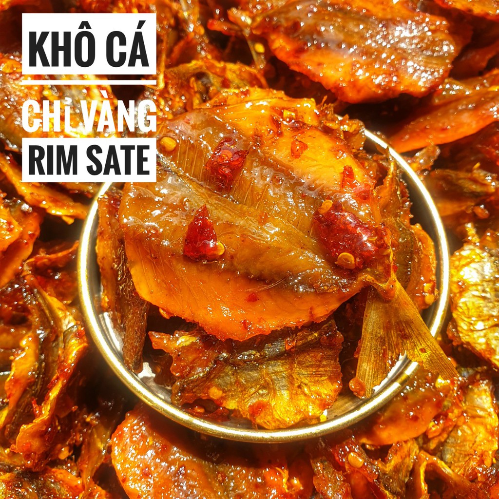 Khô Cá Chỉ Vàng Sốt Sate - Lon 300gr