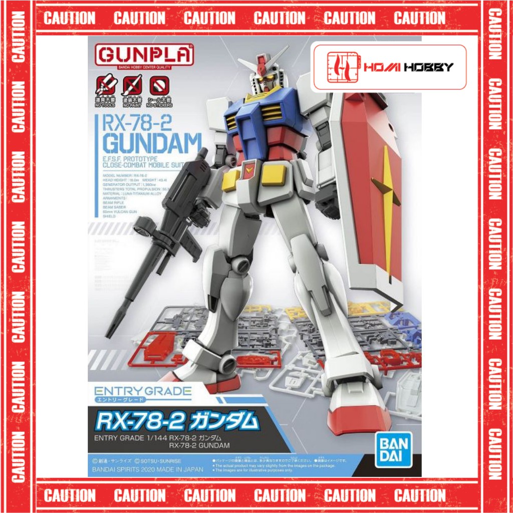 Mô hình lắp ráp gundam Entry Grade EG RX-78-2