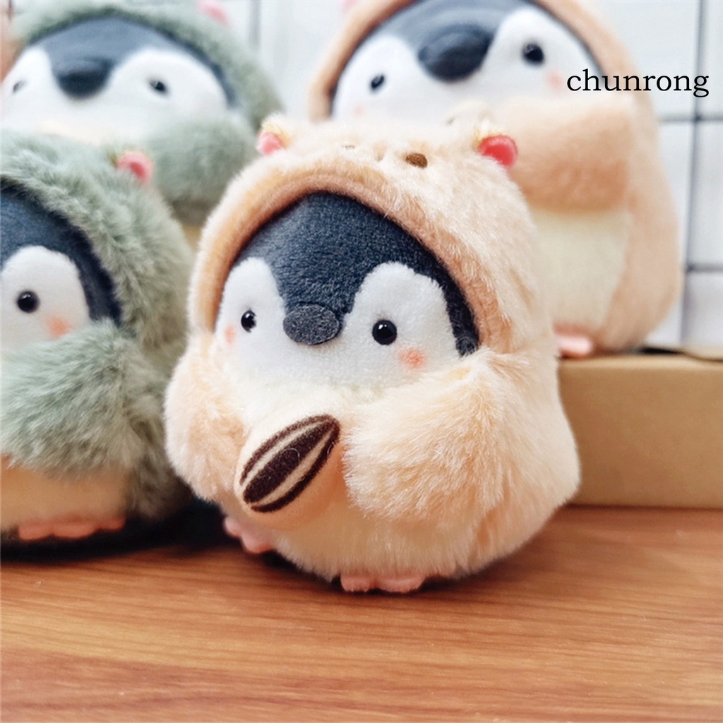 Móc Khóa Hình Chim Cánh Cụt Nhồi Bông CR-8/12cm