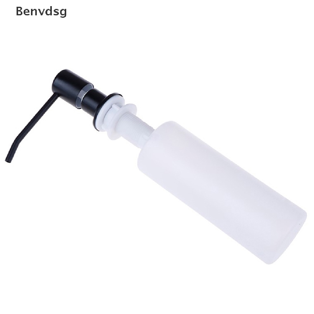 Bình Đựng Xà Phòng Dạng Lỏng 350ml Bằng Nhựa Và Inox Tiện Dụng Cho Nhà Bếp