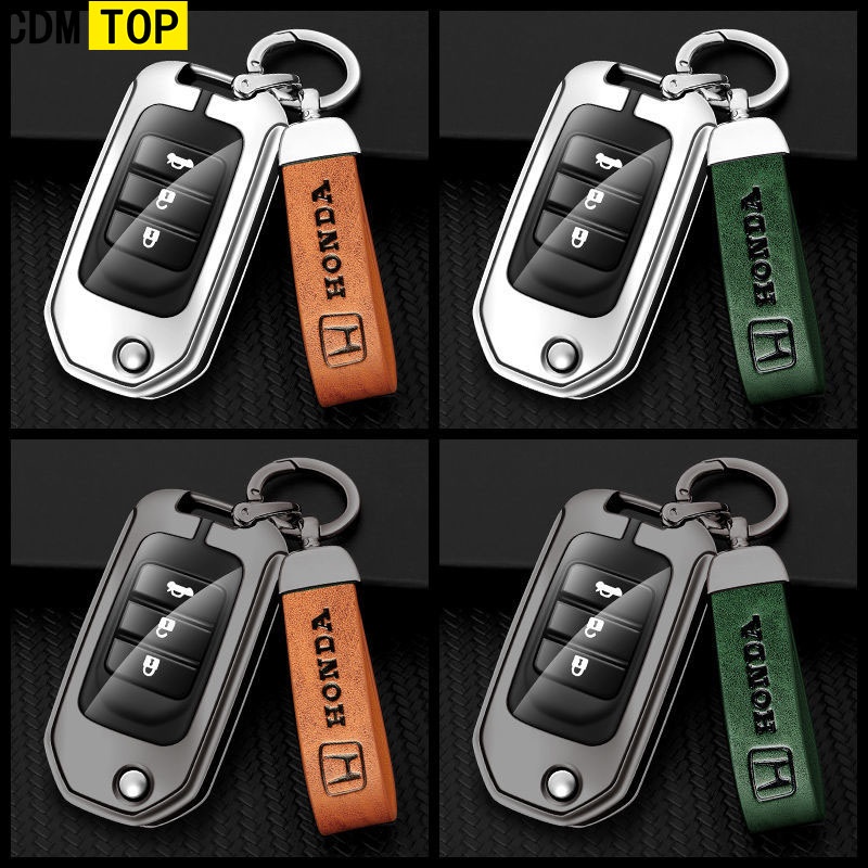 Bao Da Bảo Vệ Chìa Khóa Thông Minh Cho Xe Hơi honda All-New City / CRV / Accord / Civic FC 10Gen 2016-2021