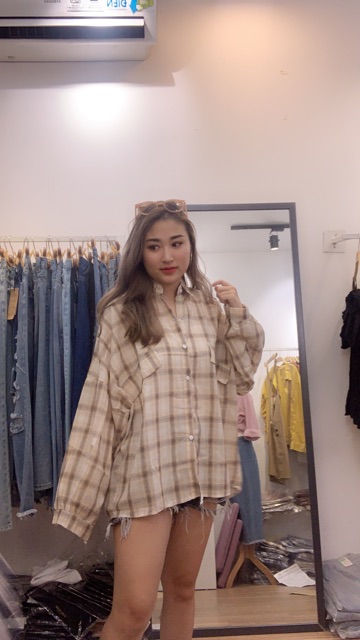 ÁO SƠ MI FORM TO TÚI GIẢ (clip thật,ảnh thật) | BigBuy360 - bigbuy360.vn