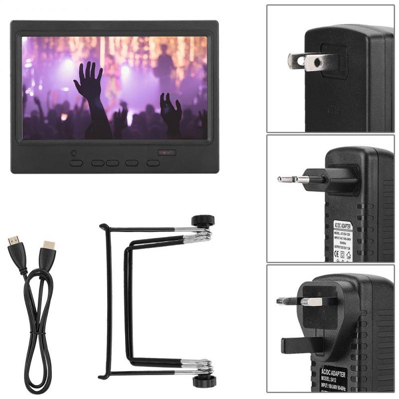 Màn hình đa năng xách tay 7 Inch 1024x600 hỗ trợ đầu vào HDMI/VGA/AV