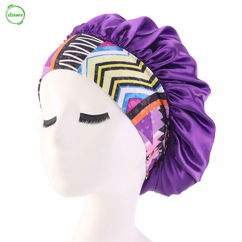 [Hàng mới về] Mũ trùm đầu chăm sóc tóc khi ngủ thiết kế co giãn thoải mái nhiều màu sắc