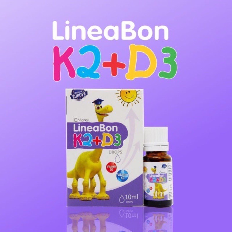 Vitamin D3 K2 Lineabon K2+D3 giúp tăng chiều cao vượt trội