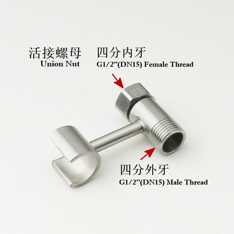 Giá Đỡ Vòi Xịt Toilet Van Chia Vòi Nước Bằng Thép Không Gỉ 304 Năng Tiện Dụng