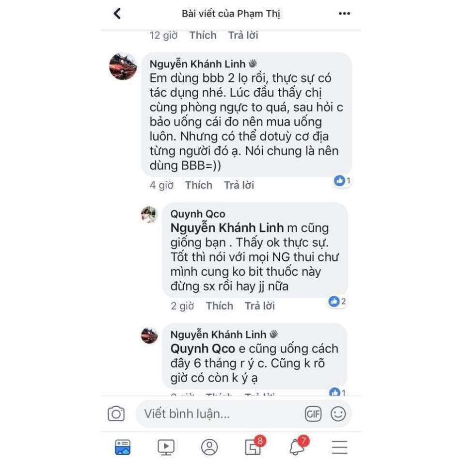 Viên Uống Nở Ngực Orihiro BBB Best