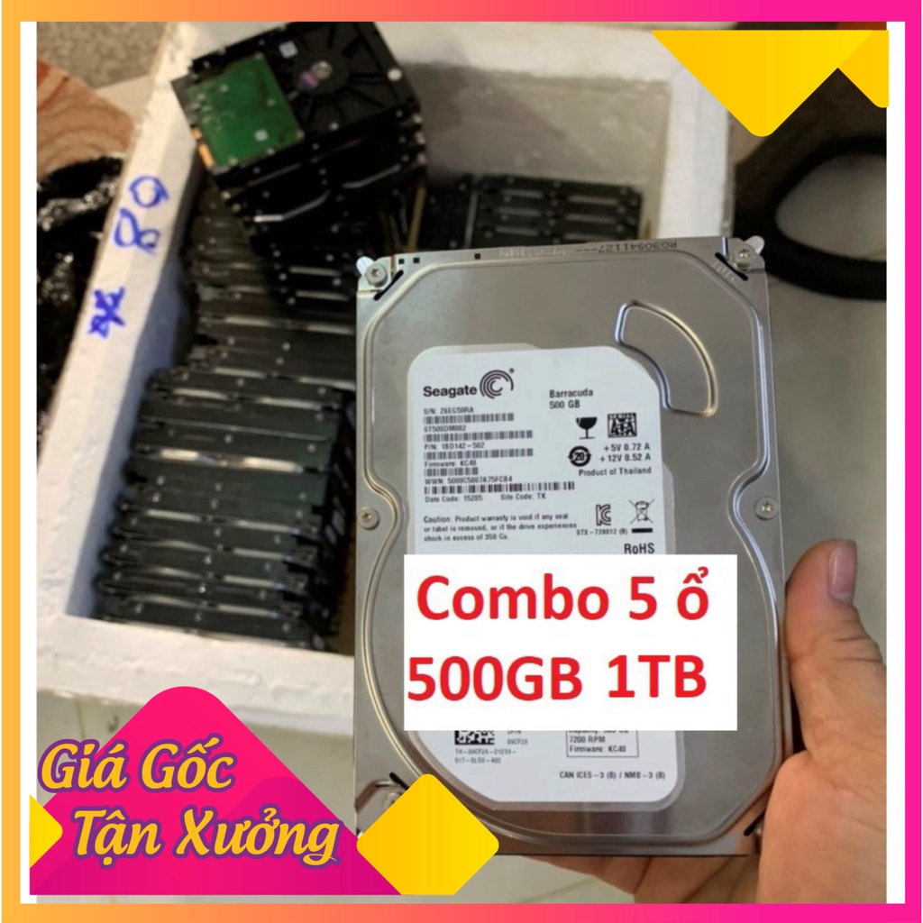 GIÁ QUÊN SẦU Combo giá thợ 5 ổ cứng 1TB PC PC 500GB 250GB HDD 500G 250G 1000G 1T 1000GB @@@@