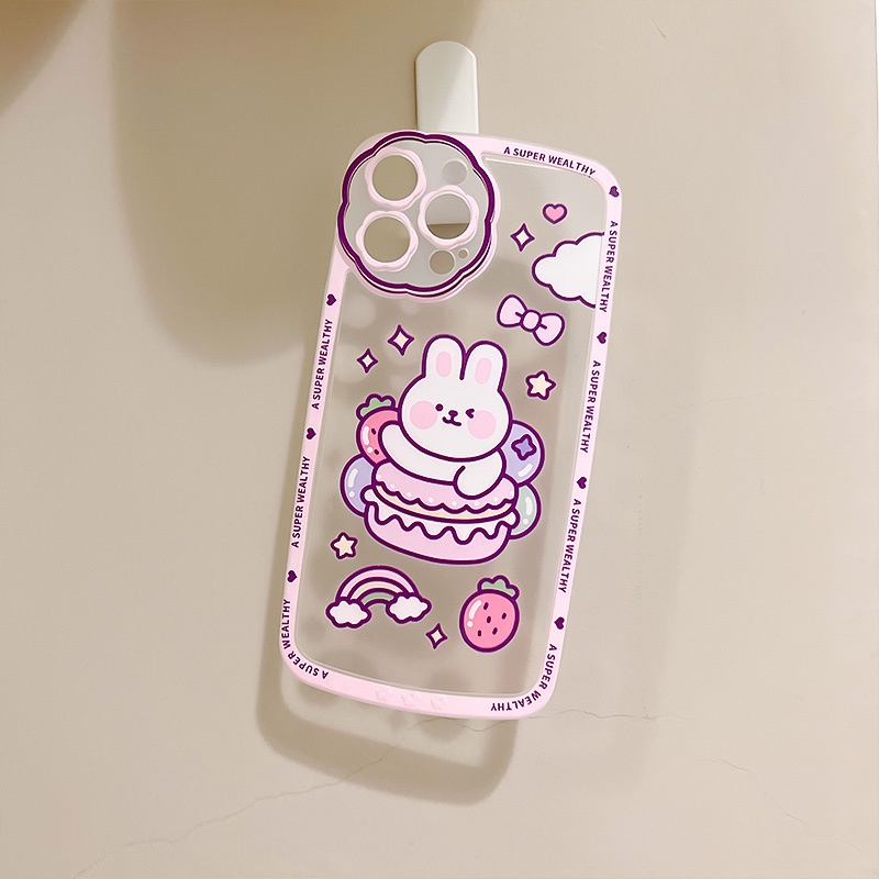 Ốp Điện Thoại Họa Tiết Hoa Hoạt Hình Cho iphone 12 / 13Pro xr / xs 7 / 8plus