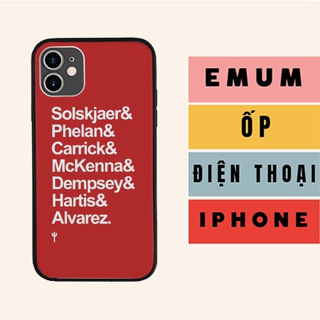Ốp Anime Iphone Emum Ngôi Sao Bóng Đá Tên Ngôi Sao Bóng Đá Mu Cặp Đôi cho IPHONE SAMSUNG MAN20211142