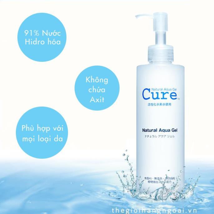 Tẩy Da Chết Cure Natural Aqua Gel Nhật Bản 250ml