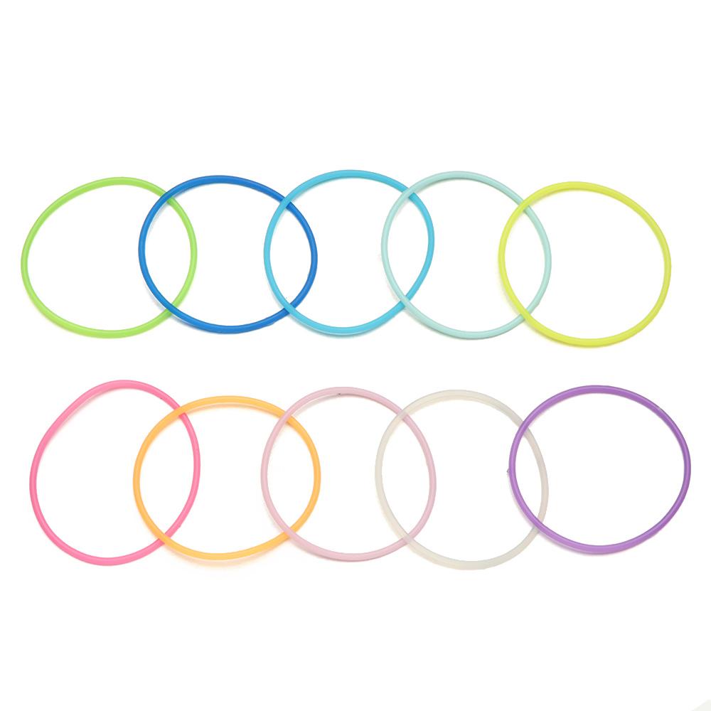 Vòng Tay Silicone Nhiều Màu Sắc Thiết Kế Đơn Giản