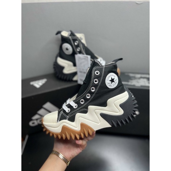 GIÀY CONVES RUN STAR MOTION ĐEN CỔ CAO SC