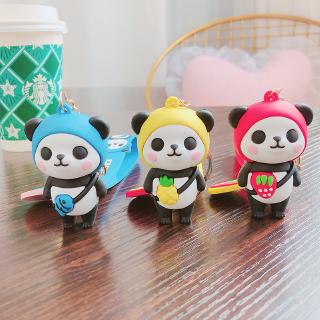 Móc Khóa Gấu Trúc Đỏ Dễ Thương